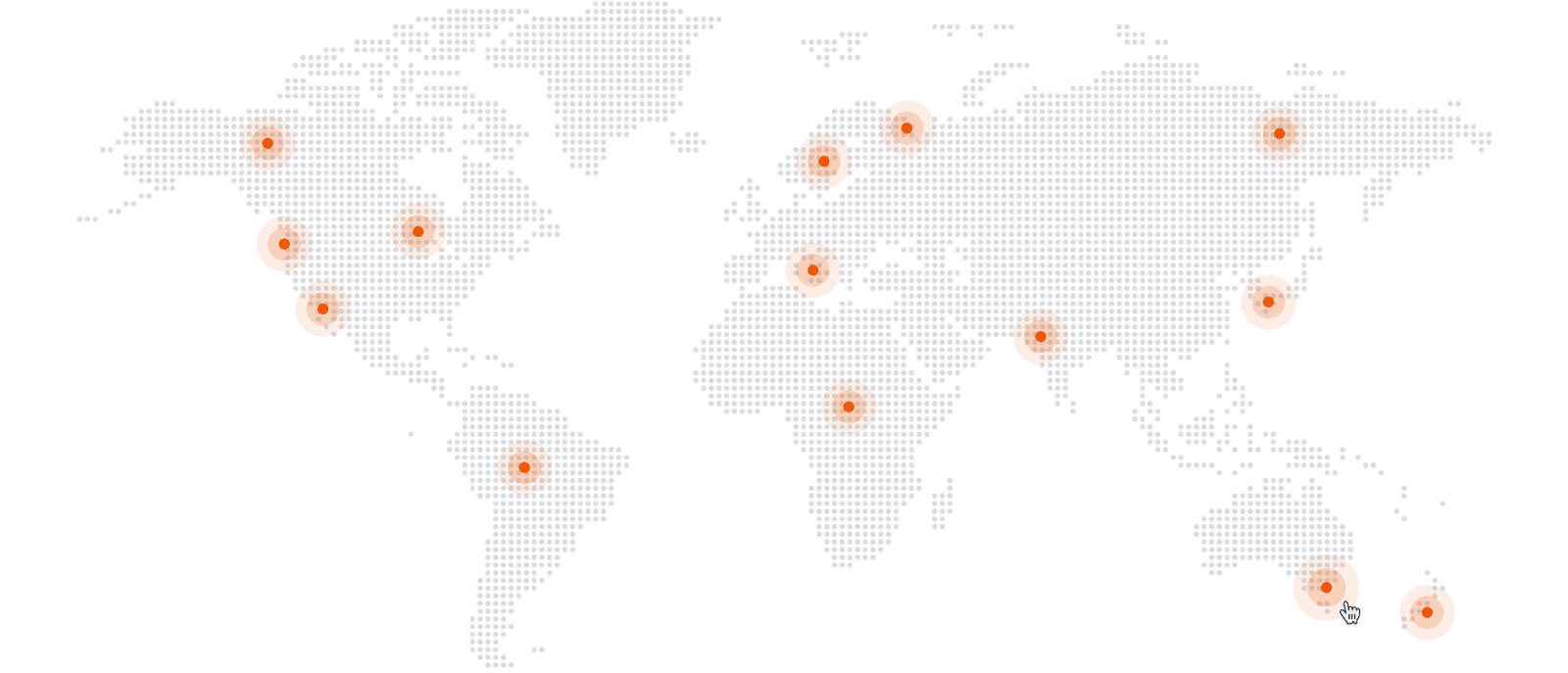 Contact World Map