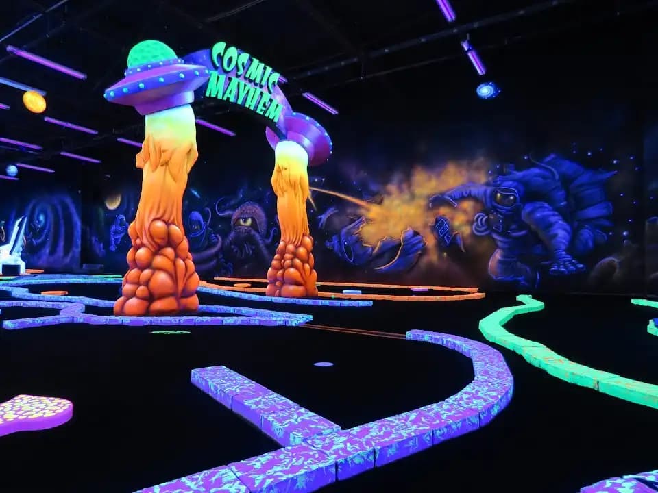 Cosmic Mayhem: Black Light Mini Golf and Bar image 3