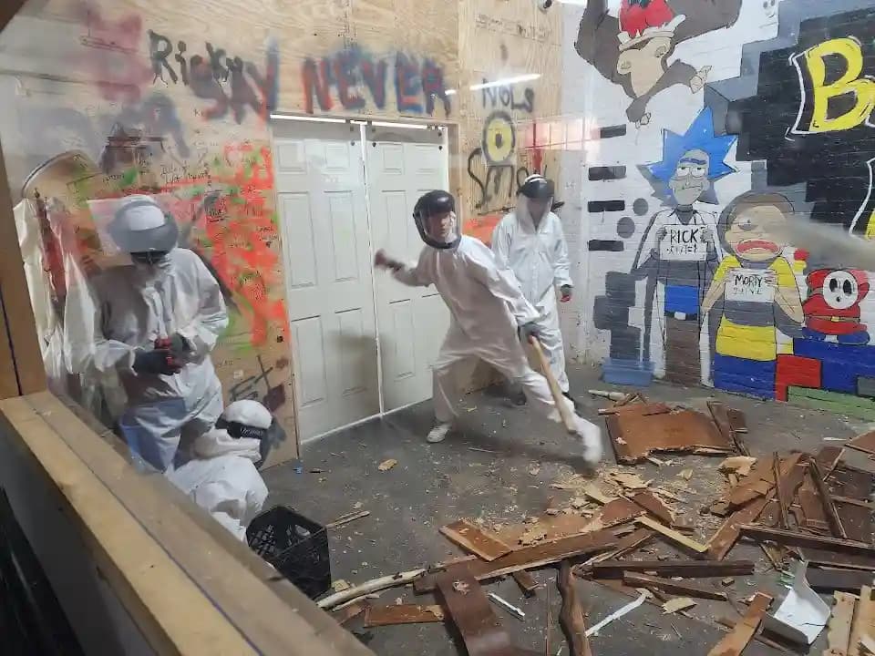 rage rooms experience at Break Rage located in New York