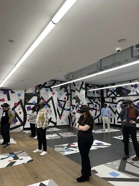 Interior view of Eclipso NYC vr games facility in New York