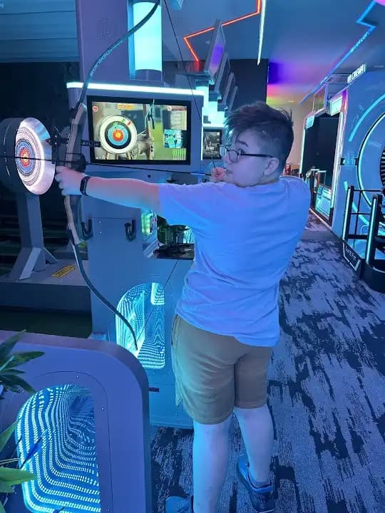 Interior view of Timeline VR vr games facility in New York