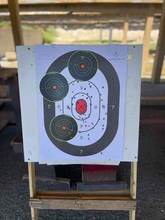 Interior view of Long Island Shooting Range of Brookhaven shooting ranges facility in New York