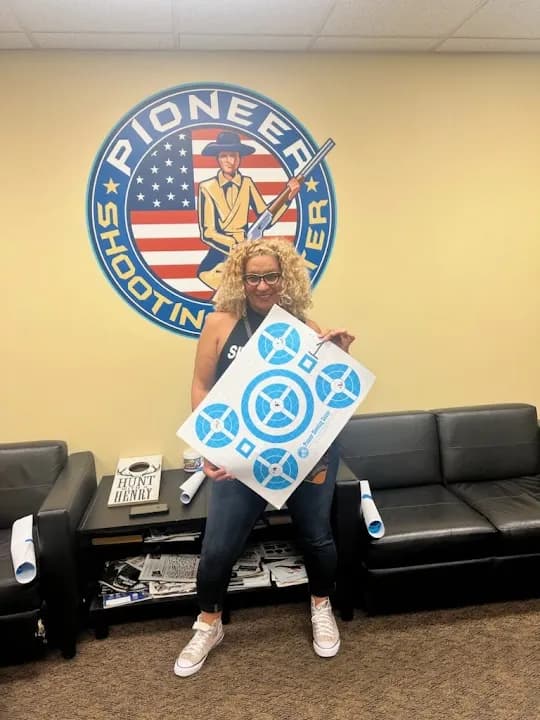 Interior view of Pioneer Shooting Center shooting ranges facility in New York
