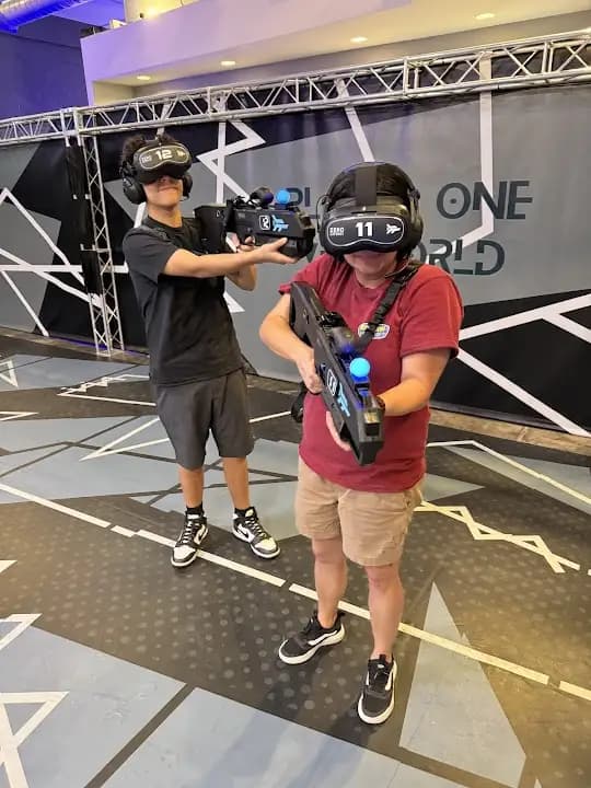 vr games experience at Player One VR World located in Los Angeles