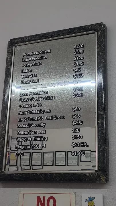 Interior view of Firearms Training Academy shooting ranges facility in Los Angeles