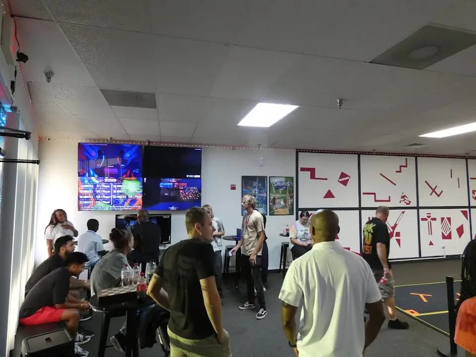 Interior view of Florida VR Games vr games facility in Orlando