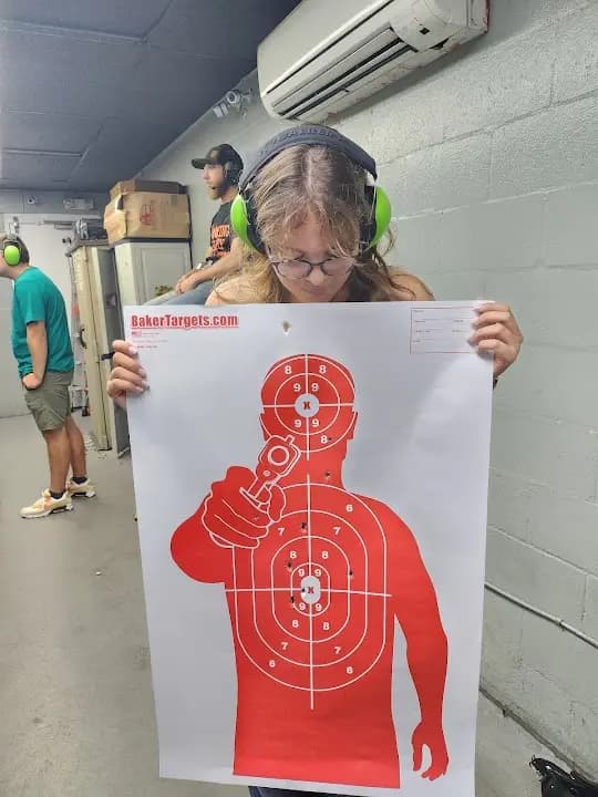 Interior view of The Shooting Gallery Range shooting ranges facility in Orlando