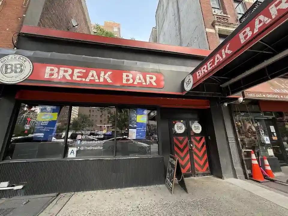 Interior view of Break Bar rage rooms facility in New York