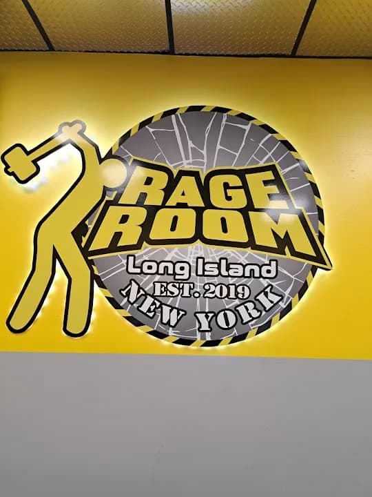 Interior view of Rage Room LI rage rooms facility in New York