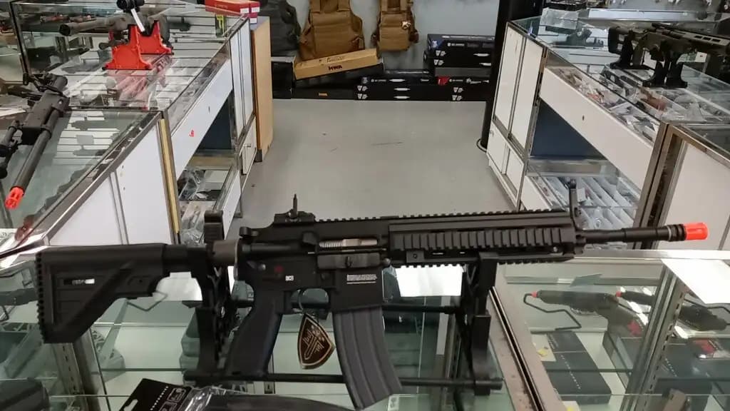 Interior view of Tactical Paintball and Airsoft CT LLC paintball facility in New York