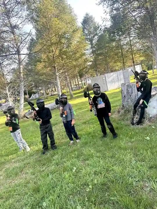 Interior view of Cousins Paintball Long Island paintball facility in New York