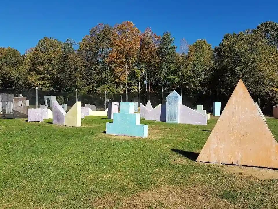 Interior view of Liberty Paintball paintball facility in New York