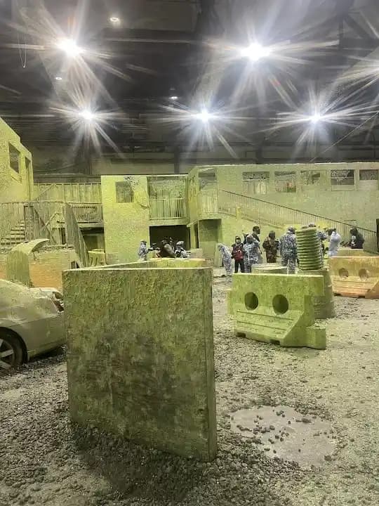Interior view of Area 53 - Indoor Paintball paintball facility in New York