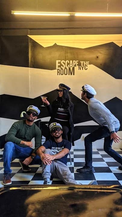 Interior view of Escape the Room NYC escape rooms facility in New York