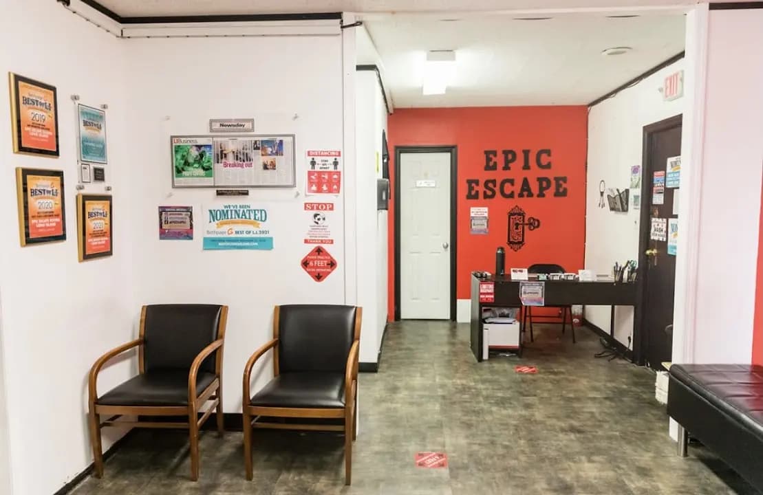 escape rooms experience at Epic Escape Rooms LI located in New York