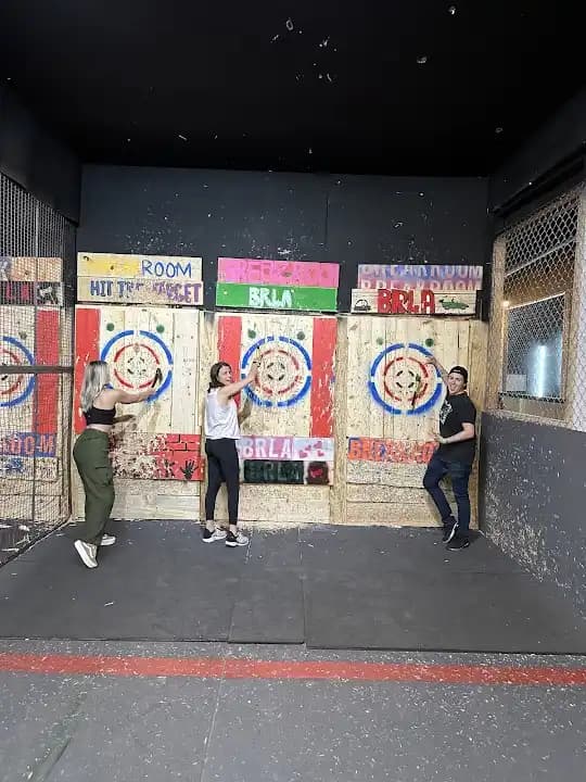 Interior view of BREAK ROOM LA - LA's Rage Room & Axe Throwing rage rooms facility in Los Angeles