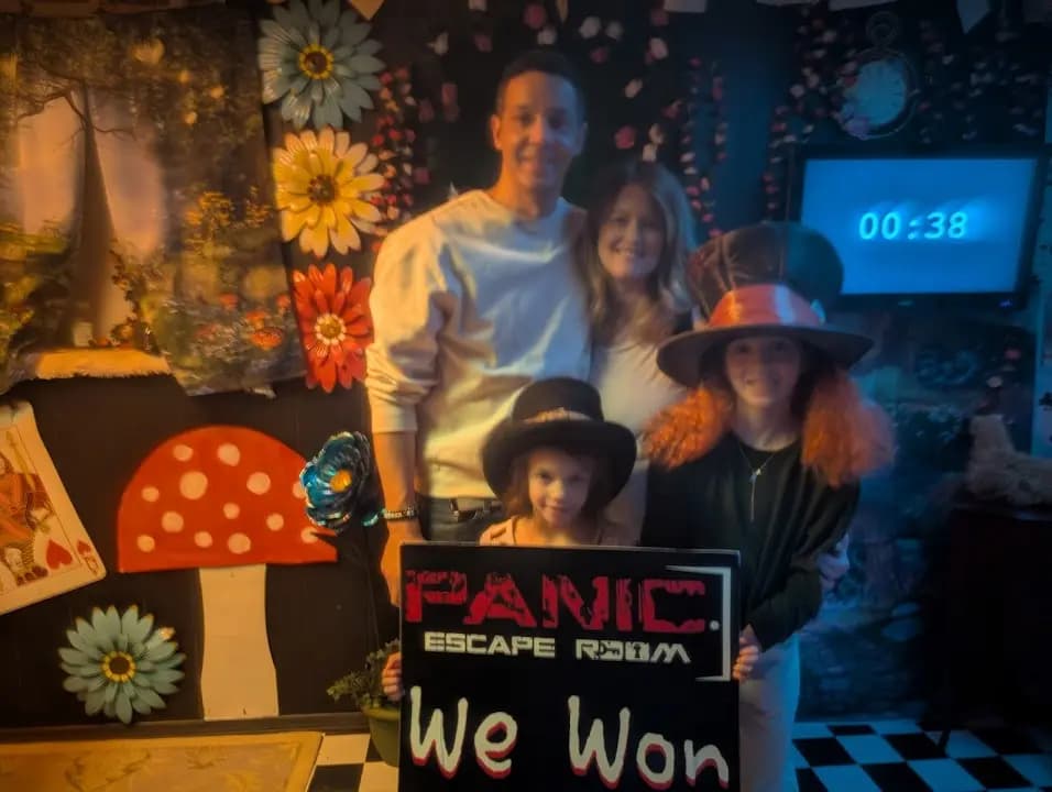 escape rooms experience at Panic Escape Room Games located in Los Angeles