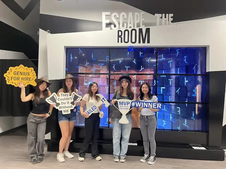 Interior view of Escape the Room LA escape rooms facility in Los Angeles