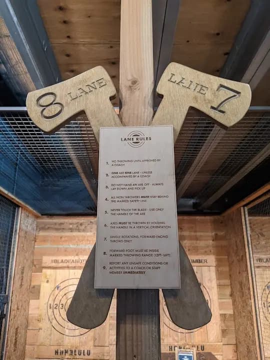 Blade & Timber Honolulu - Axe Throwing Bar - axe throwing in Los Angeles - Top rated