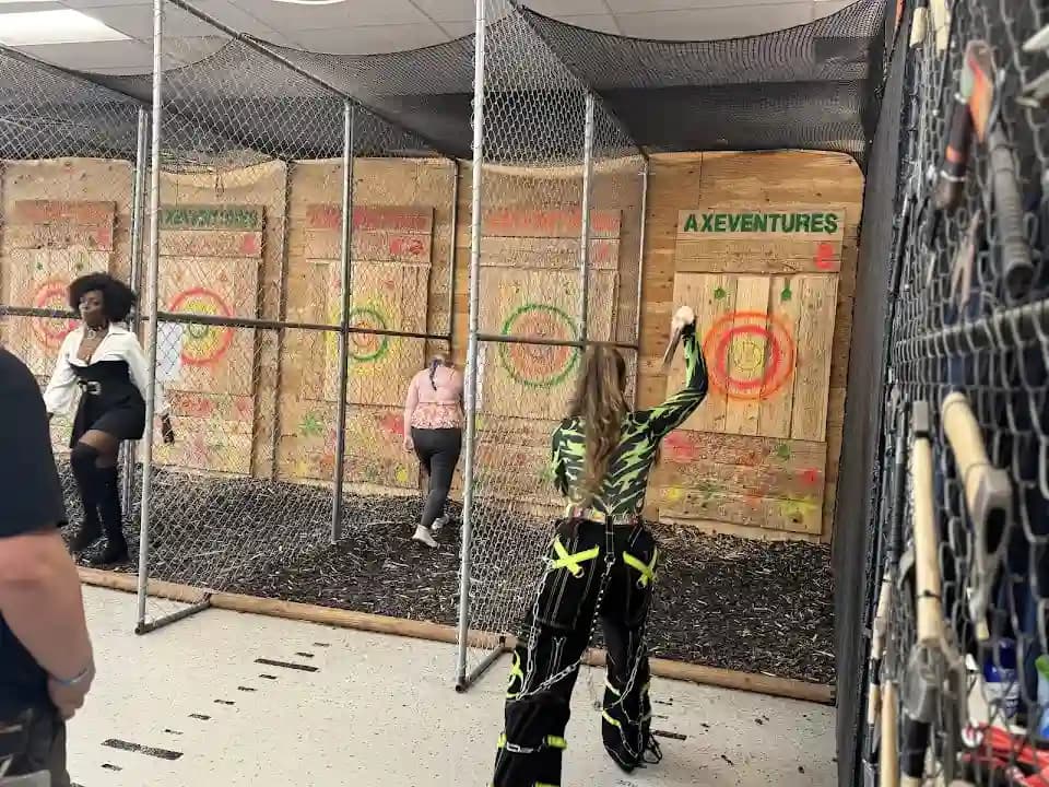 Photo of Axe Ventures LA | Axe Throwing & Rage Room in Los Angeles axe throwing activities in Los Angeles