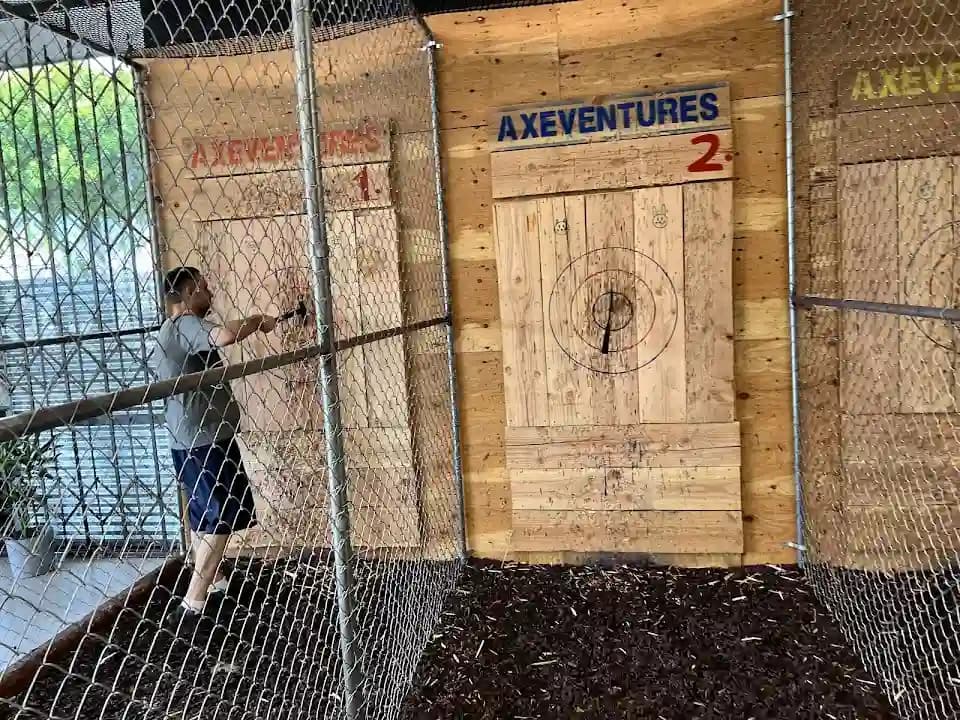 axe throwing experience at Axe Ventures LA | Axe Throwing & Rage Room in Los Angeles located in Los Angeles