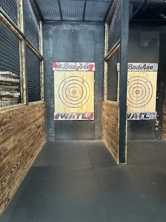 axe throwing experience at Bad Axe Throwing Long Beach located in Los Angeles
