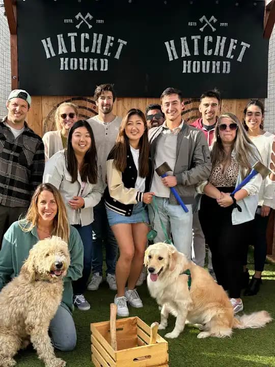 Hatchet Hound Axe Throwing - Popular axe throwing destination in Los Angeles