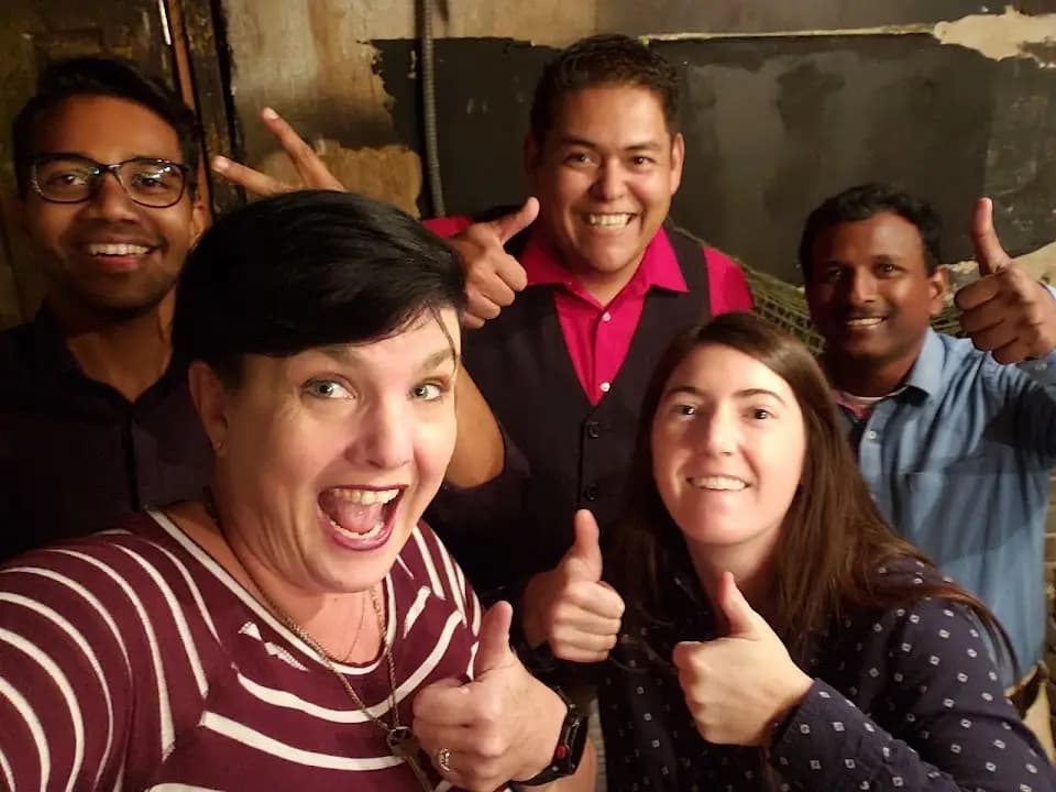 Interior view of The Bunker Experience escape rooms facility in Los Angeles