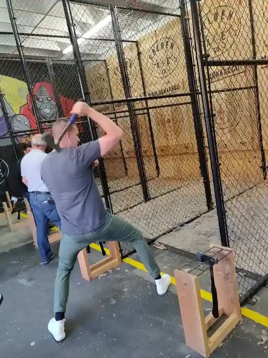 Golden Axe Co - Popular axe throwing destination in Los Angeles
