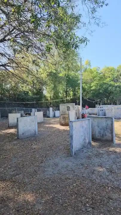 Interior view of Battleground Orlando paintball facility in Orlando