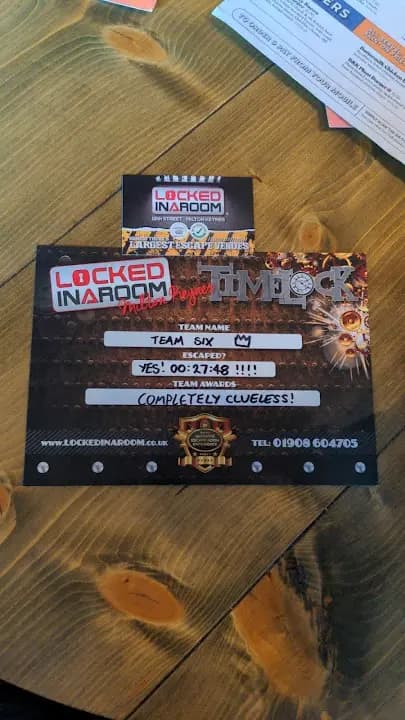 escape rooms experience at Locked In A Room Milton Keynes located in London