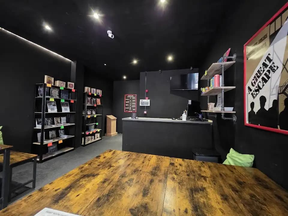 Interior view of The Panic Room Dartford escape rooms facility in London