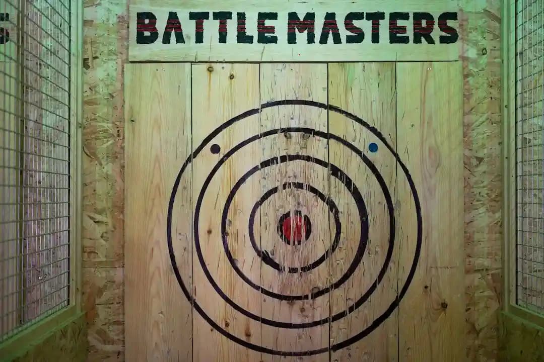 axe throwing experience at Battle Masters - Gravesend Urban Axe Throwing located in London
