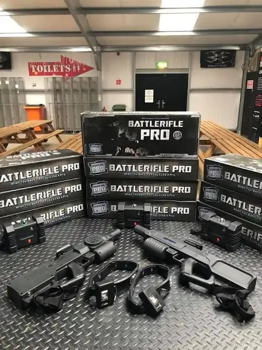 Interior view of Gunsmoke Paintball Colchester paintball facility in London