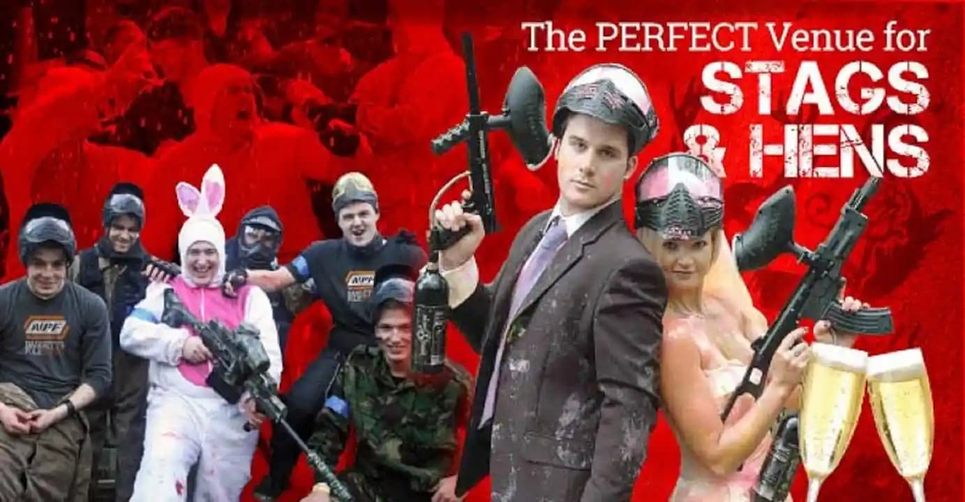 Bedlam Stag Bookings Paintball - Popular paintball destination in London