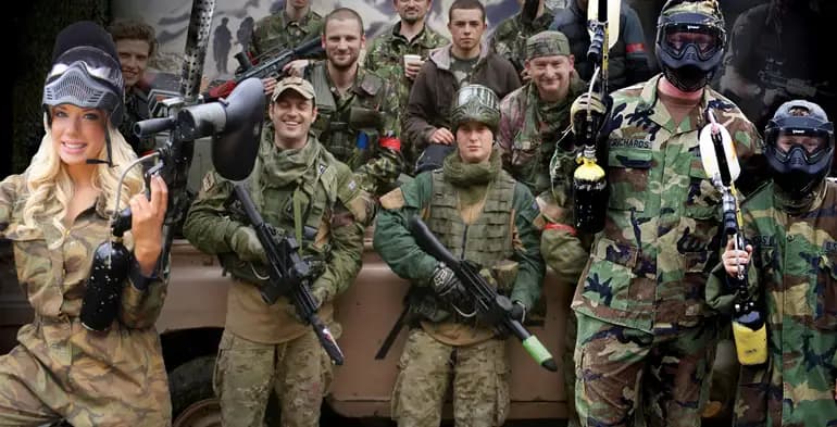 paintball experience at Bedlam Stag Bookings Paintball located in London