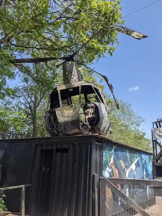 Interior view of Delta Force Paintball South London paintball facility in London