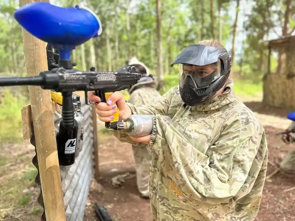 Interior view of Skirmish Paintball Games Birmingham paintball facility in London