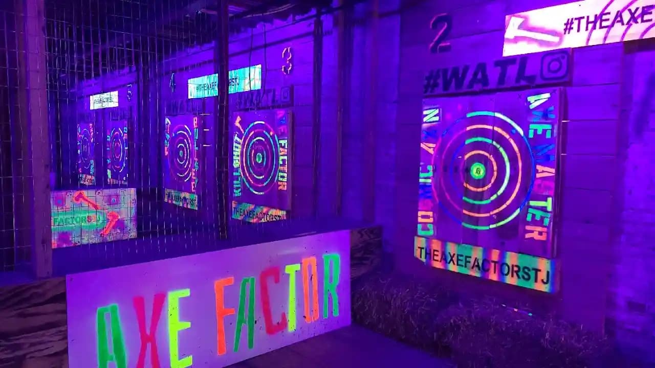 Photo of The Axe Factor axe throwing activities in Glasgow
