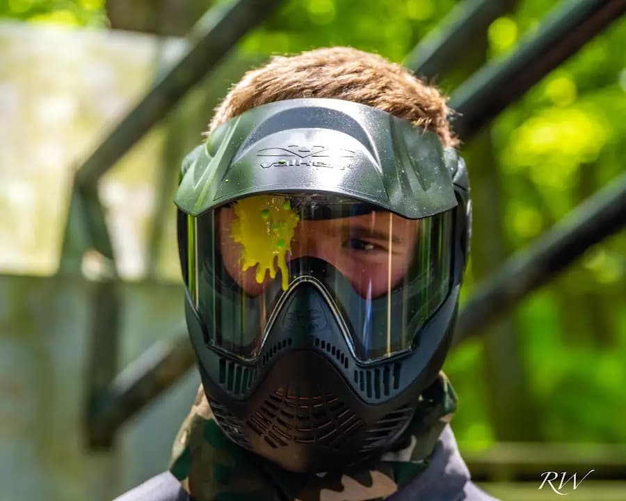 Interior view of Battlezone Paintball Edinburgh paintball facility in Glasgow
