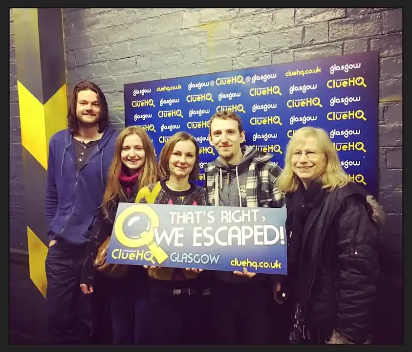 escape rooms experience at Clue HQ Glasgow located in Glasgow