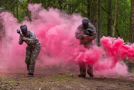 Interior view of Nationwide Paintball Glasgow paintball facility in Glasgow