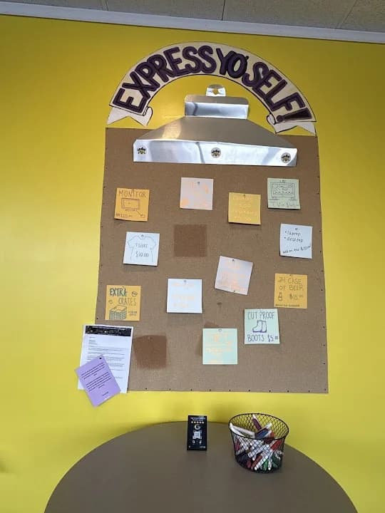 Interior view of The Break Room NH rage rooms facility in Manchester