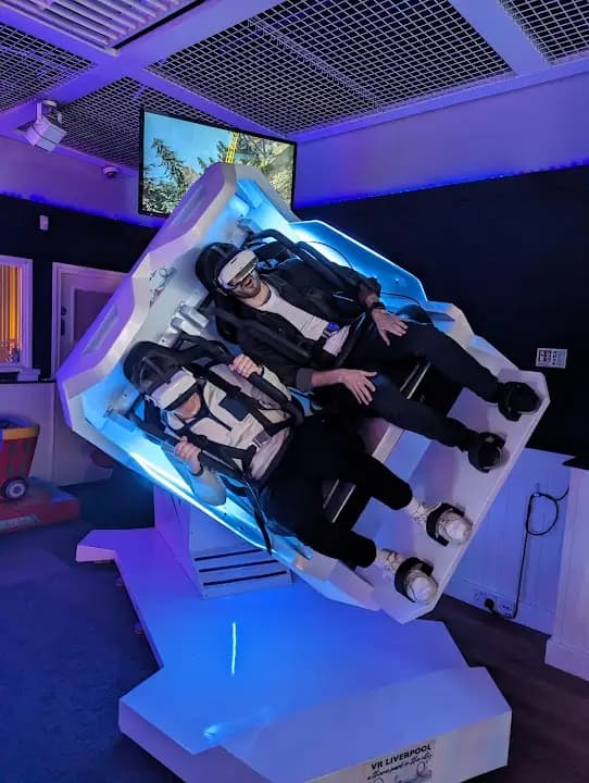 Interior view of VR Liverpool vr games facility in Liverpool