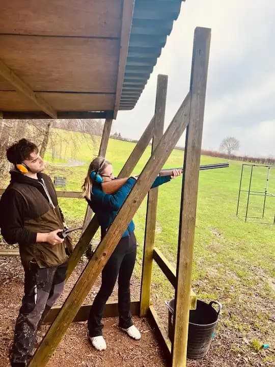 Interior view of Outdoor Pursuits UK paintball facility in Liverpool