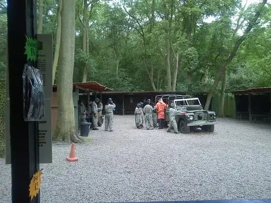 Interior view of Bedlam Paintball Coventry paintball facility in Birmingham
