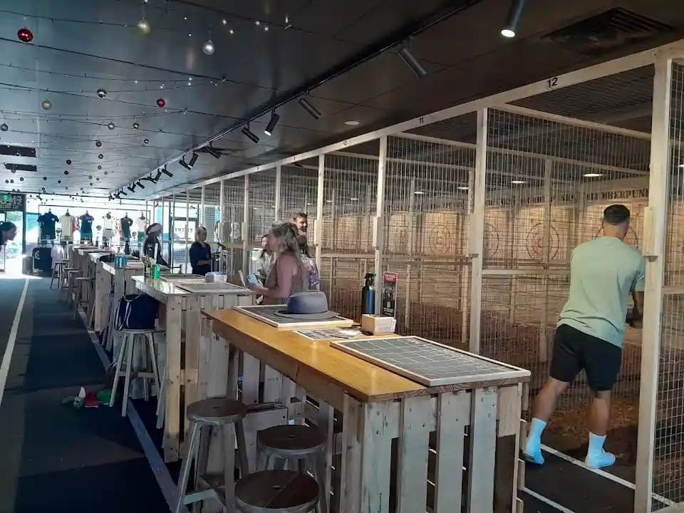 axe throwing experience at Lumber Punks Axe Throwing Sydney - Brookvale located in Sydney