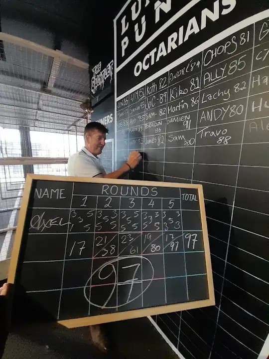 Interior view of Lumber Punks Axe Throwing Sydney - Brookvale axe throwing facility in Sydney