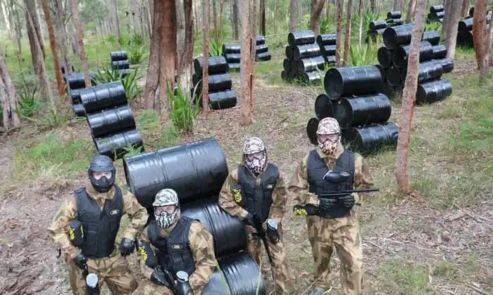 Interior view of Delta Force Paintball Newcastle paintball facility in Sydney