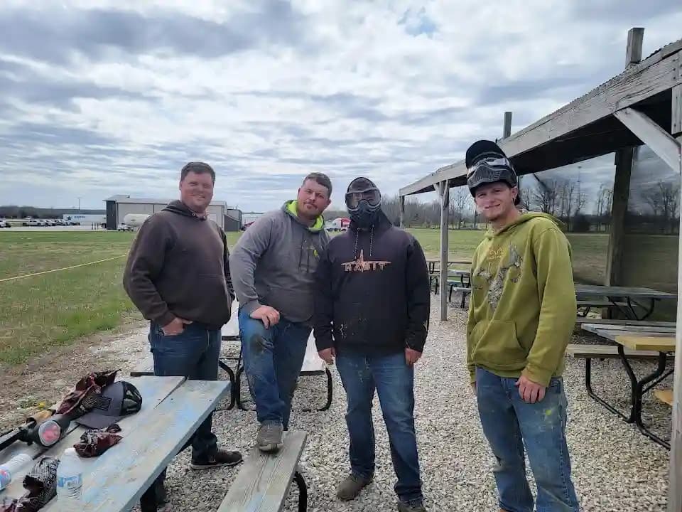 Interior view of Paintball Outpost paintball facility in Chicago